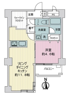 チサンマンション板橋の間取図