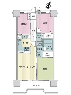 レクセル青戸の間取図