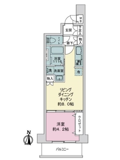 ドマーニ両国２の間取図