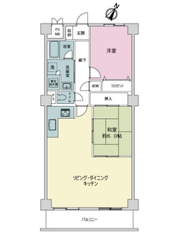 イトーピア白金の間取図