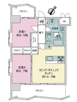 ネストピア東比恵駅前の間取図