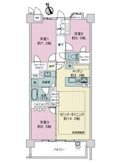 プレミスト富士見台の間取図