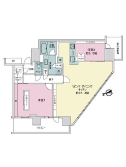 ザ・パークハウス広島タワーの間取図