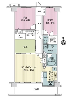 グランシティパレ・ド・リヴァージュの間取図