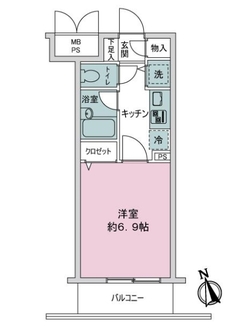 エスコート西荻窪の間取図