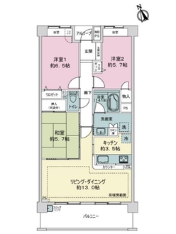 ザ・ライオンズ豊中中桜塚の間取図