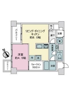グランドメゾン田町の間取図