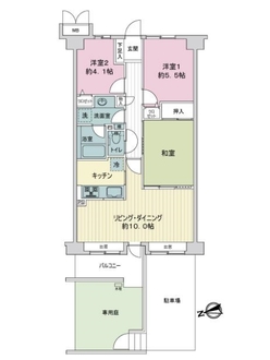 アーベントハイム戸田公園ＡＮＮＥＸの間取図