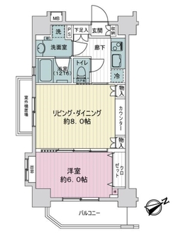 日神デュオステージ船橋の間取図