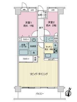 セレナハイム常盤公園の間取図