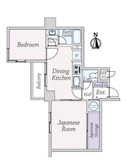 ライオンズマンション緑の間取図