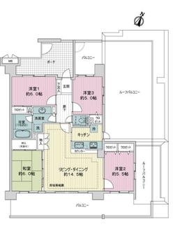 セントラルコート井荻ブライトリーヴスの間取図