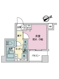 エル・ドゥーチェ蒲田の間取図