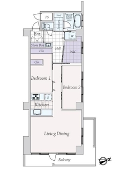 目黒ハイツの間取図