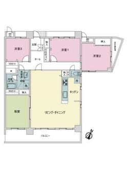 プラセシオン茶屋ケ坂公園の間取図