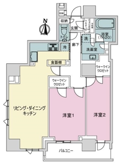 プラウドタワー栄の間取図