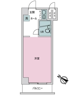 上野スカイハイツの間取図
