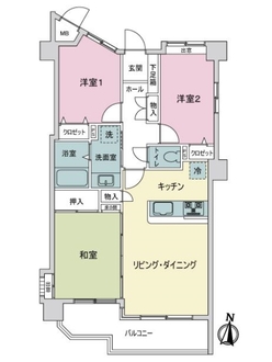 ヴィクトリア友泉の間取図
