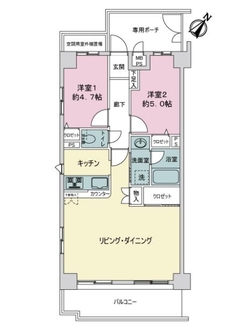 ライオンズステーションプラザ新小岩の間取図