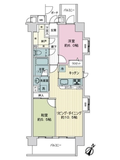 サンクタス千葉シーサイドアベニューの間取図