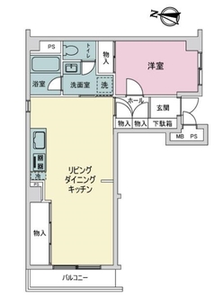 シルクハウス横浜の間取図