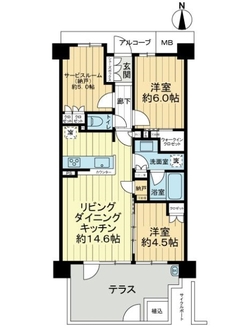 シエリア京都二条の間取図