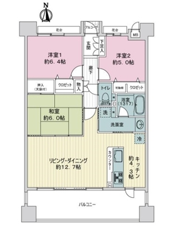 サンマンションアトレ上飯田２の間取図