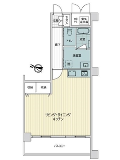ライオンズマンション久が原の間取図