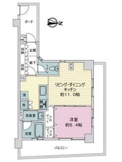 セーナ中野南台の間取図