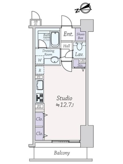 ライオンズマンション渋谷道玄坂の間取図