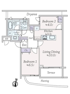 ロイヤルシーズン新宿柏木の間取図