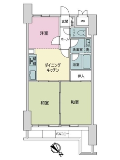 シティマンション平尾２の間取図