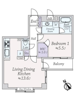 松濤ホームズの間取図