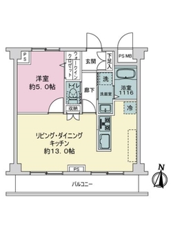 ライオンズシティ浦和常盤の間取図