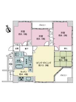 藤和シティコープ鶴舞の間取図