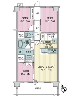 エクセレントシティ登戸の間取図