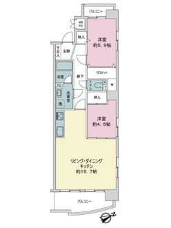 サンシティ土橋の間取図