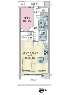 プレサンスロジェ江坂垂水町の間取図
