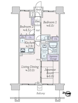 アイランドブリーズの間取図