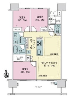 ポレスター一宮ステーションレジデンスの間取図