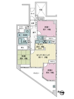 グラン・コート習志野駅前の間取図