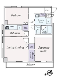 サンハイツ玉堤の間取図