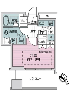 シティタワー池袋の間取図