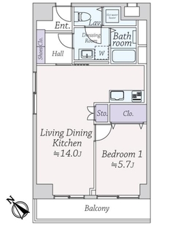 ローズハイツ田町の間取図