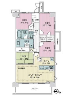 プラウド八事ガーデンの間取図