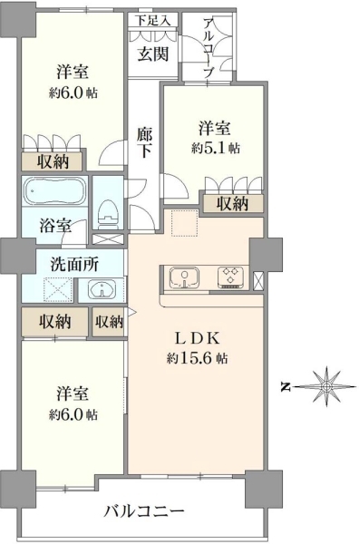 エルザタワー32の間取図