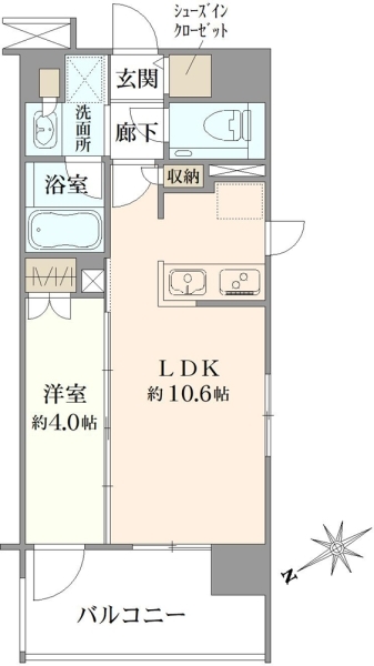 エクセレントシティ船橋グランライズの間取図