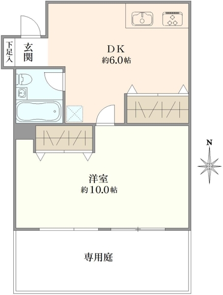 中野新橋ハイムの間取図