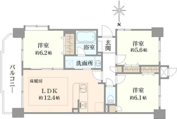 武蔵関サニーコートの間取図
