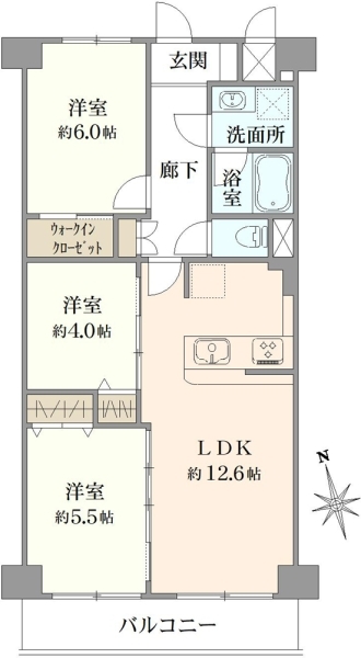 エンゼルハイム日吉の間取図